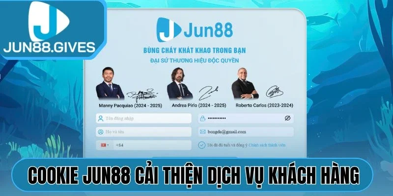 Cookie giúp Jun88 cải thiện dịch vụ khách hàng