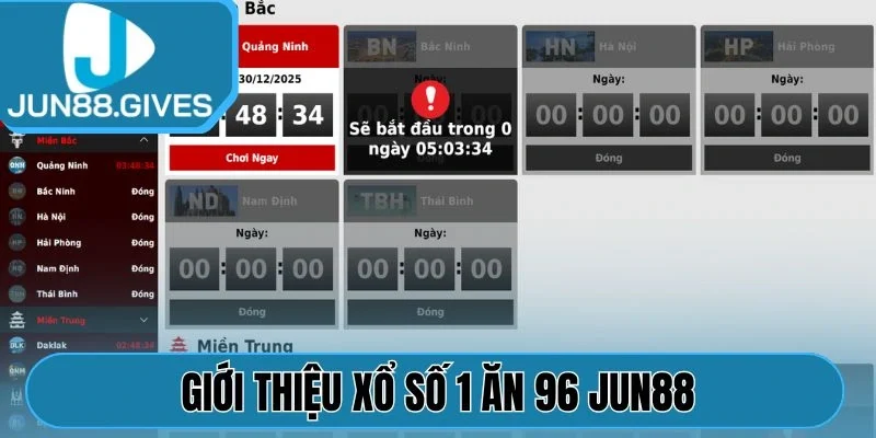 Giới thiệu xổ số 1 ăn 96 Jun88